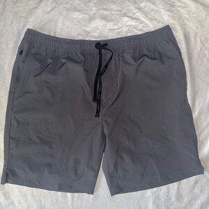 Hurley Charcoal Elastic Waist Shorts